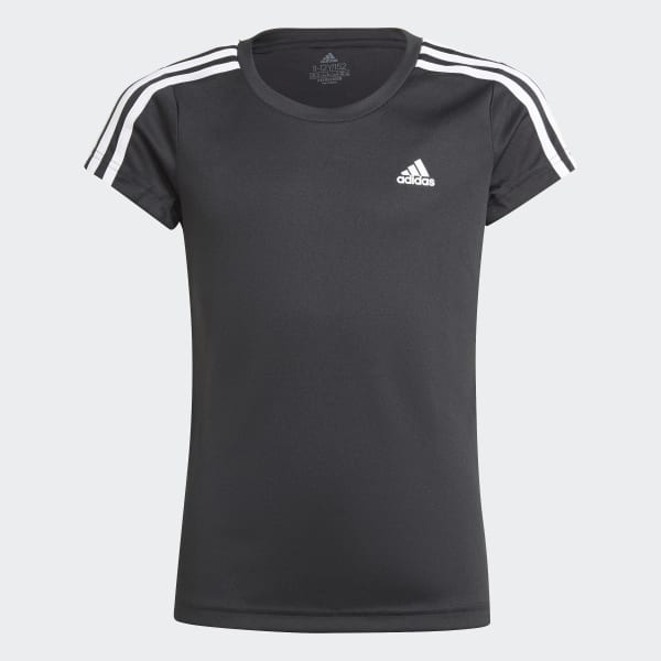 Noir T-shirt Designed 2 Move 3-Stripes