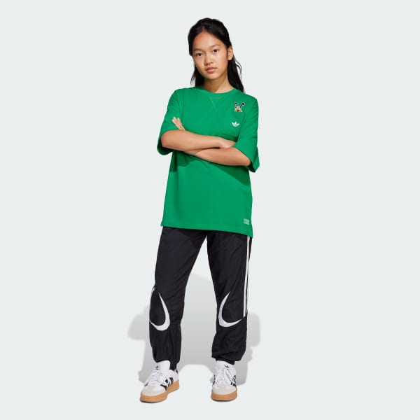 グリーン ADIDAS DISNEY ミッキーマウス 半袖Tシャツ