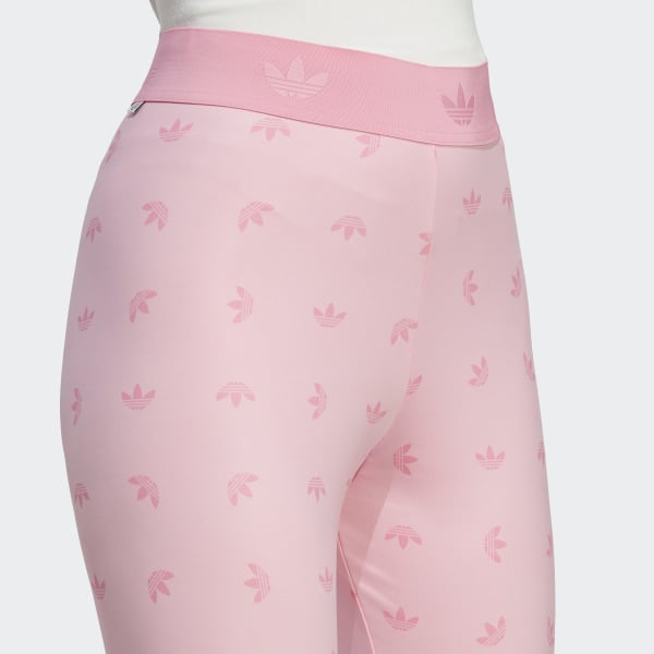 Adidas rose print new arrivals leggings