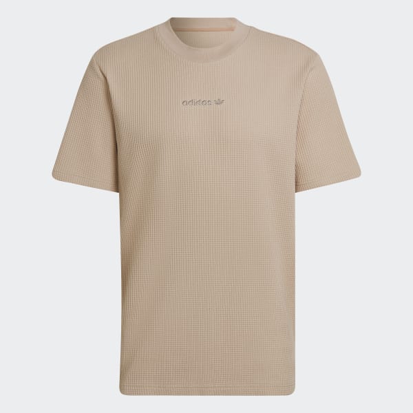 Beige Waffle T-Shirt FRA34