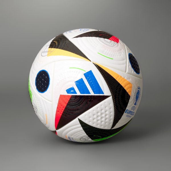 adidas EURO 2024 Fussballliebe League Ballon de Foot 350G Blanc Noir  Multicolore
