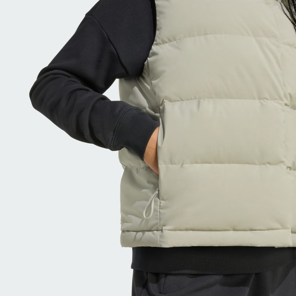 アディダス☆ダウンベストHelionic CLIMAWARM Relaxed Down Vest adidas Helionic CLIMAWARM Relaxed Down Vest - Green | Free