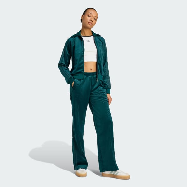 Vert Pantalon de survêtement Adicolor Velour