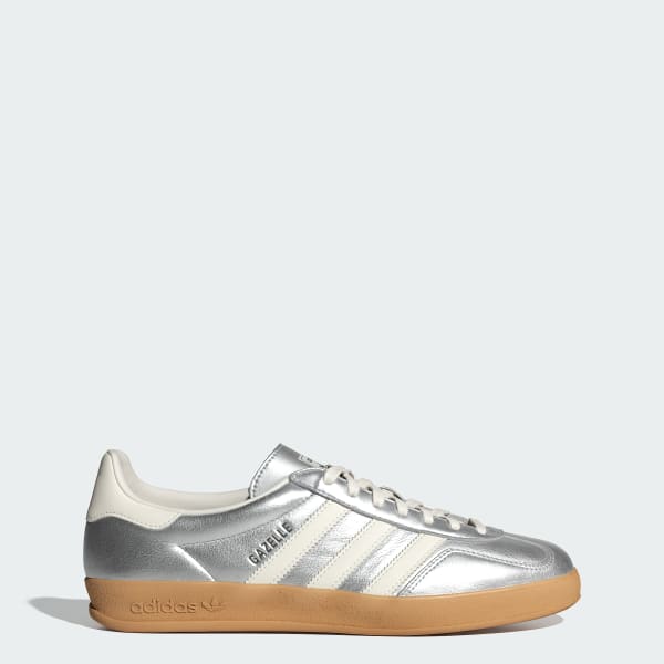 Gazelle Indoor Shoes, Silver - Precision Control | adidas DE