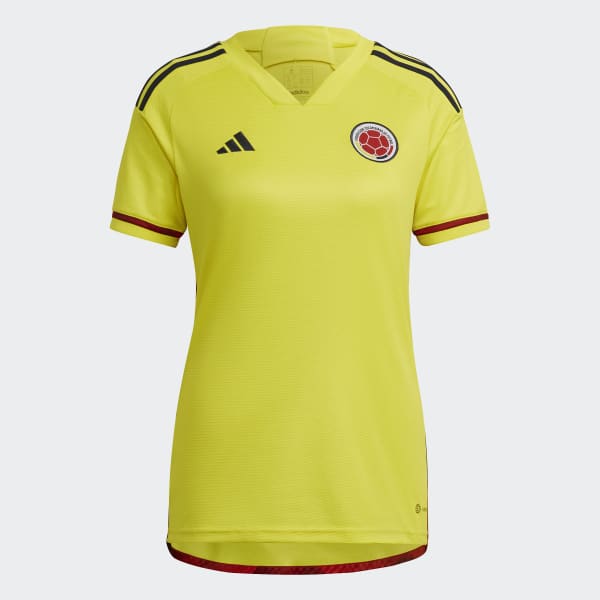 Yellow Colombia 22 Home Jersey ZB732