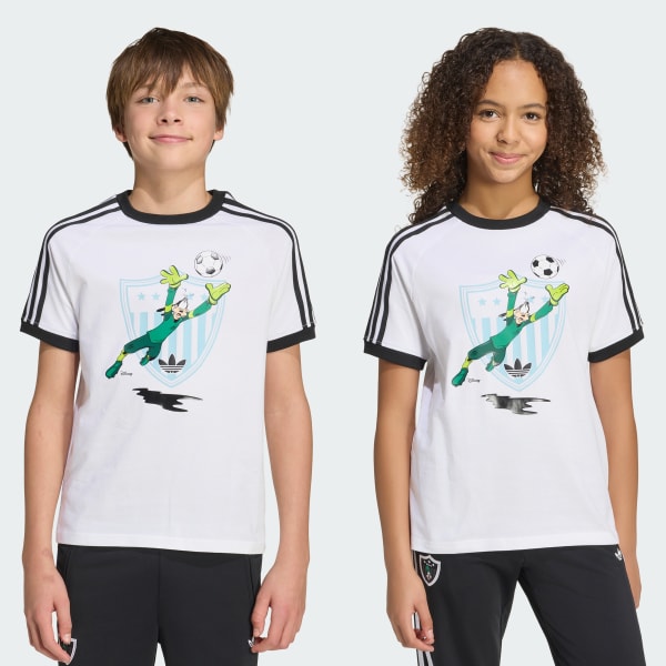 blanc T-SHIRT LARGE ADIDAS DISNEY