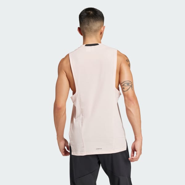 Pink Designed for Training Workout Tank Top