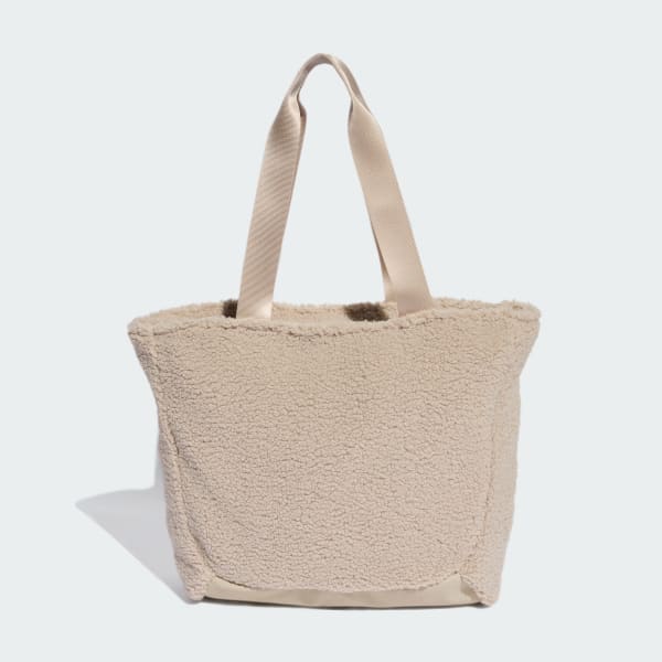 Beige 클래식 윈터라이즈드 토트백