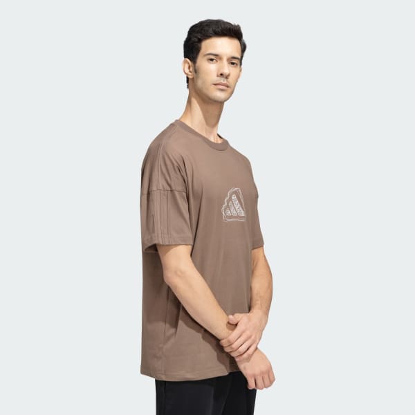 Brown All SZN Graphic Tee