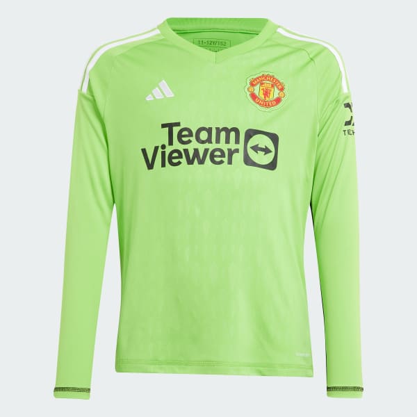 zelená Brankářský dres Manchester United Tiro 23 Long Sleeve Kids