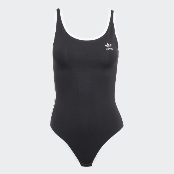 ■adidas■ 3S Bodysuit Black IU2430 adidas Adicolor 3-Stripes Bodysuit - Black | Free Shipping