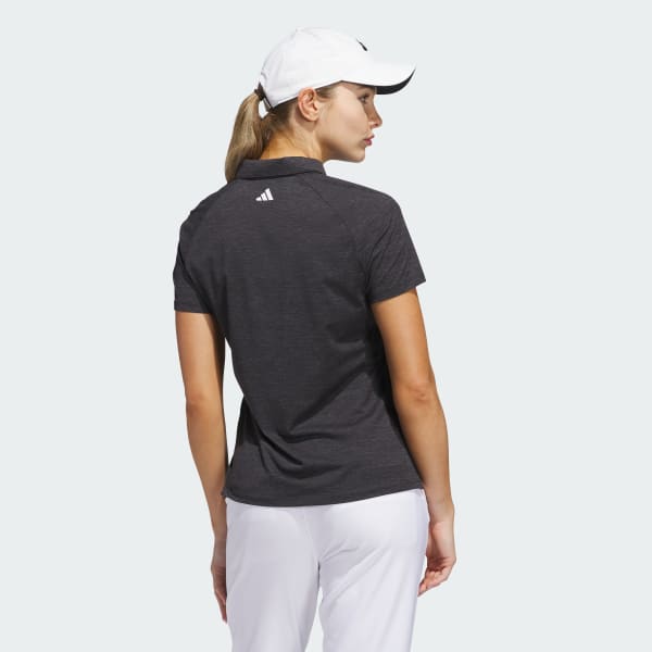 Black Ultimate365 Heathered Twistknit Polo Shirt