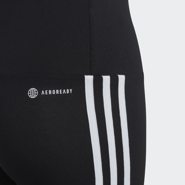 Noir Tight Train Essentials AEROREADY 3-Stripes Training Biker