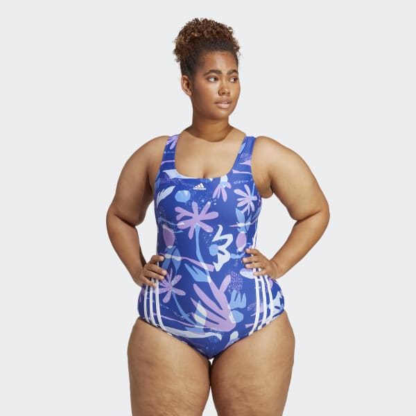 Adicolor 3-Stripes Swimsuit (Plus Size)