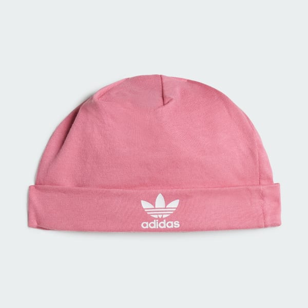 Rose Ensemble à offrir grenouillère et bonnet