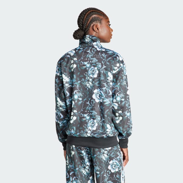 adidas Chamarra Flower Firebird Negro adidas Mexico