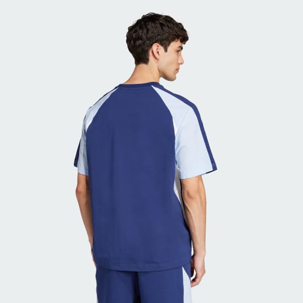 Μπλε Seasonal Essentials Colorblock Tee