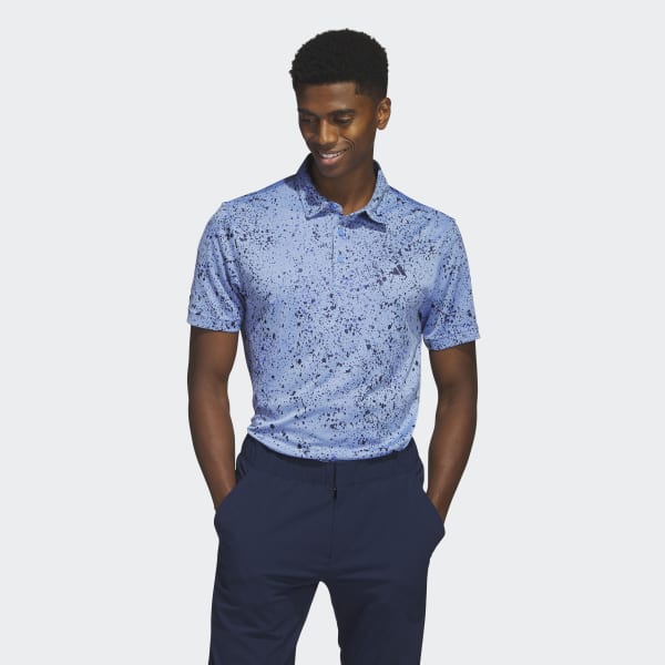 Høflig fortryde karton adidas Jacquard Golf Polo Shirt - Blue | adidas Australia