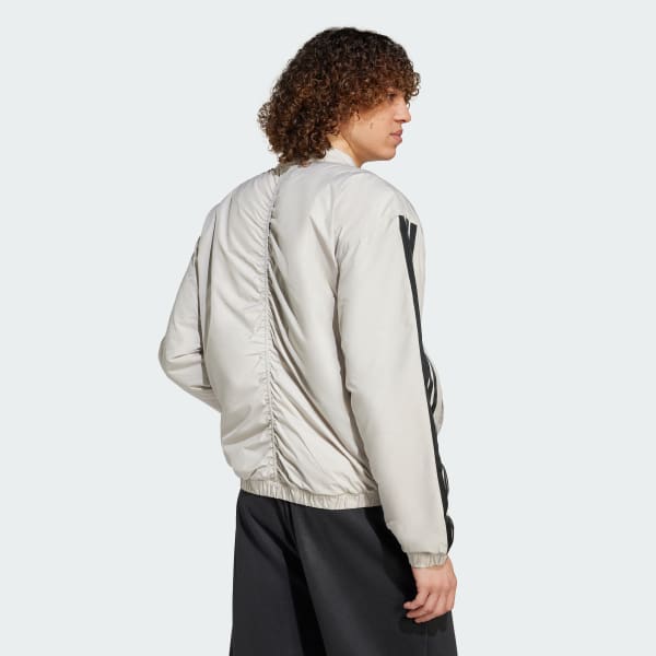 Beige Chaqueta Bómber Térmica Essentials 3 Tiras