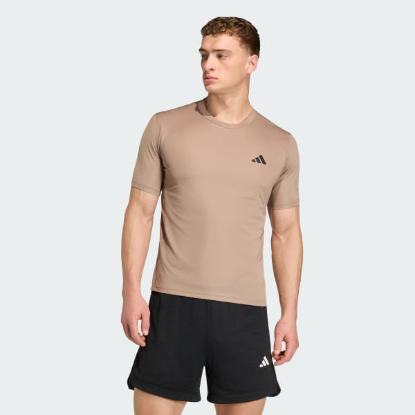 Marron T-SHIRT WORKOUT ESSENTIALS BASE