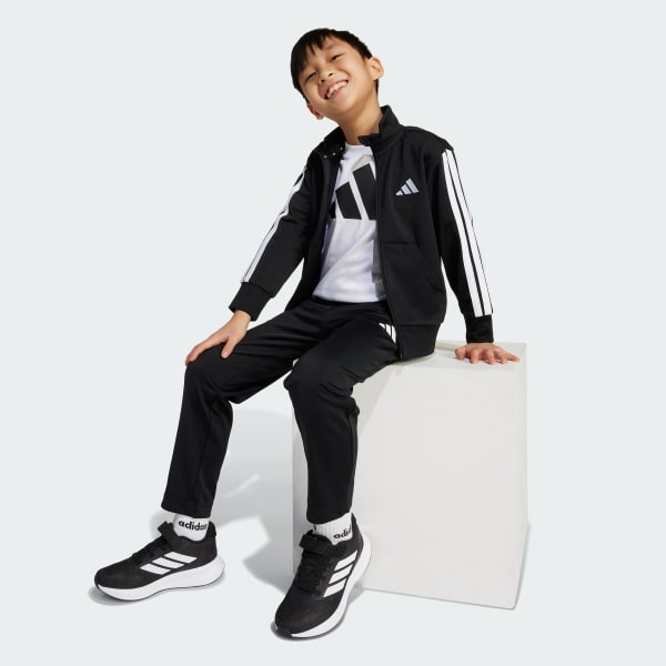 Negro Buzo Essentials Climacool Niños