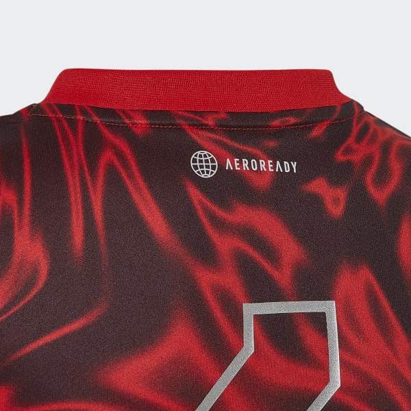 Red Pogba Jersey