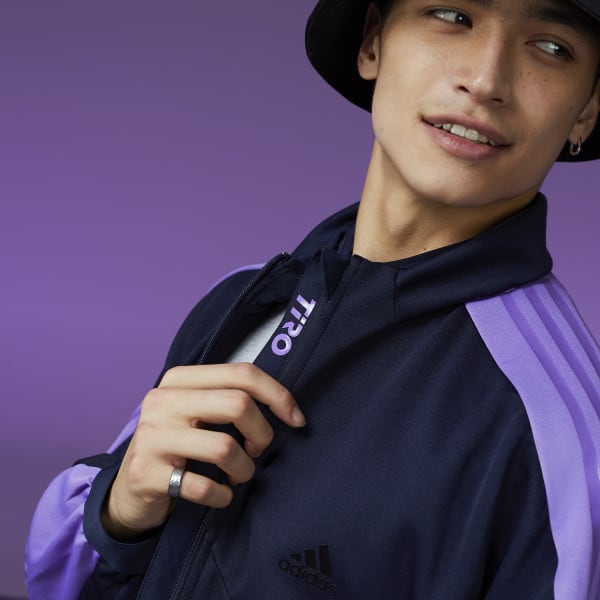 Blau Tiro Suit-Up Advanced Trainingsjacke