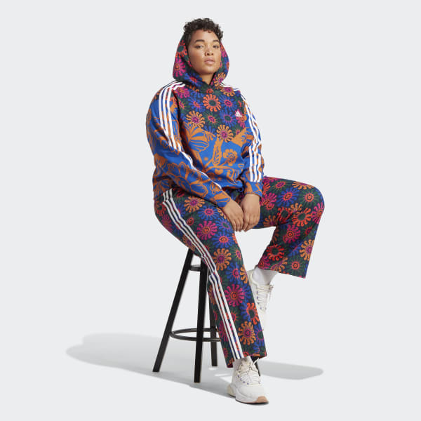 Azul Polera con Capucha adidas x FARM Rio (Tallas Grandes)