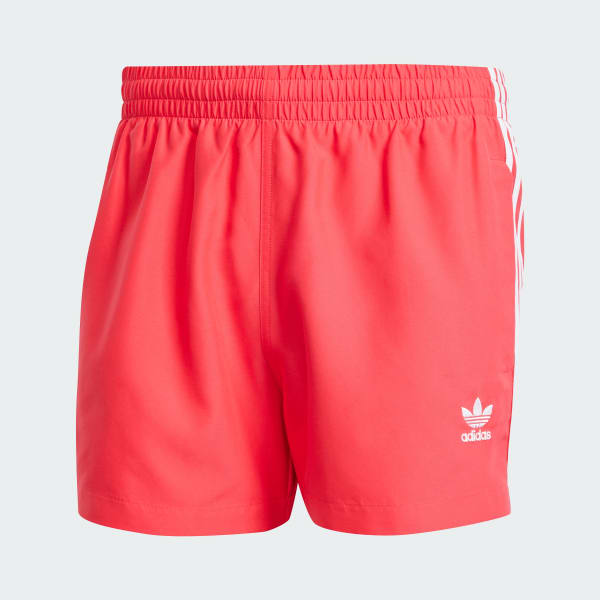 adidas Adicolor 3-Stripes Swim Shorts - Pink | Free Shipping with ...