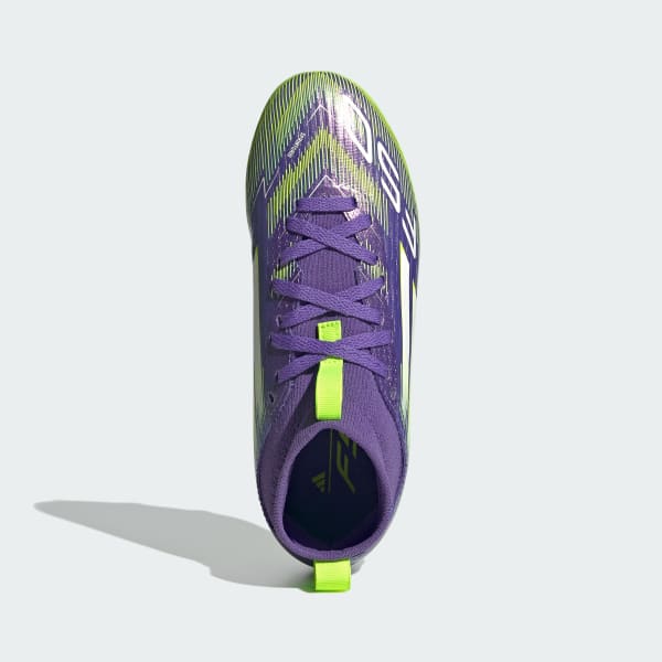 Purple F50 League Mid Firm/Multi-Ground Cleats Kids