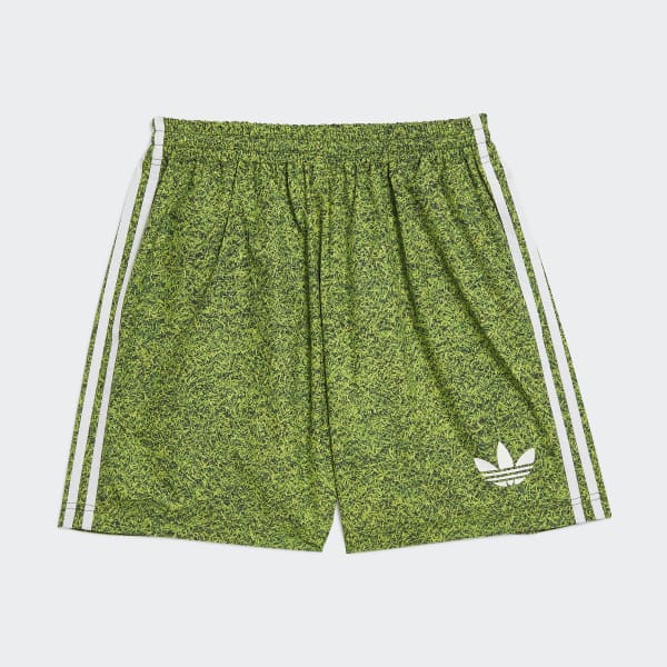 Mens green top adidas shorts