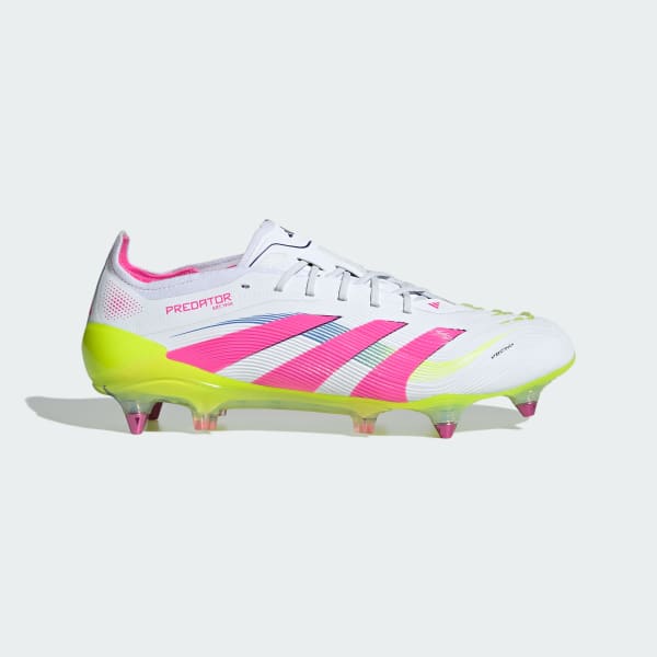 Blanco Zapatos de fútbol Predator Elite Terreno Blando