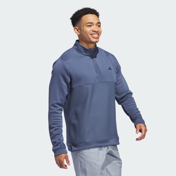 Azul Sudadera Ultimate365 Textured Quarter-Zip