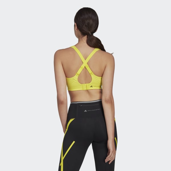 zltá Športová podprsenka adidas by Stella McCartney TruePace High Support VK179