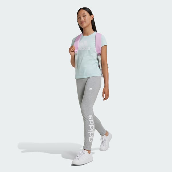 Turquesa Camiseta Essentials Logo Grande Algodón