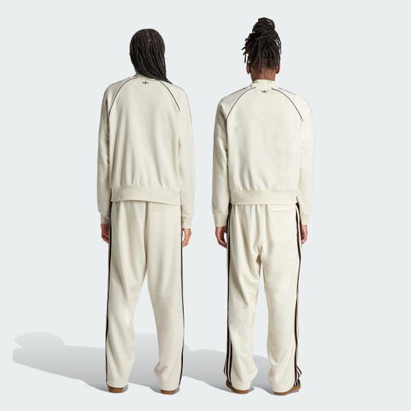 White Wales Bonner Statement Track Suit Pants