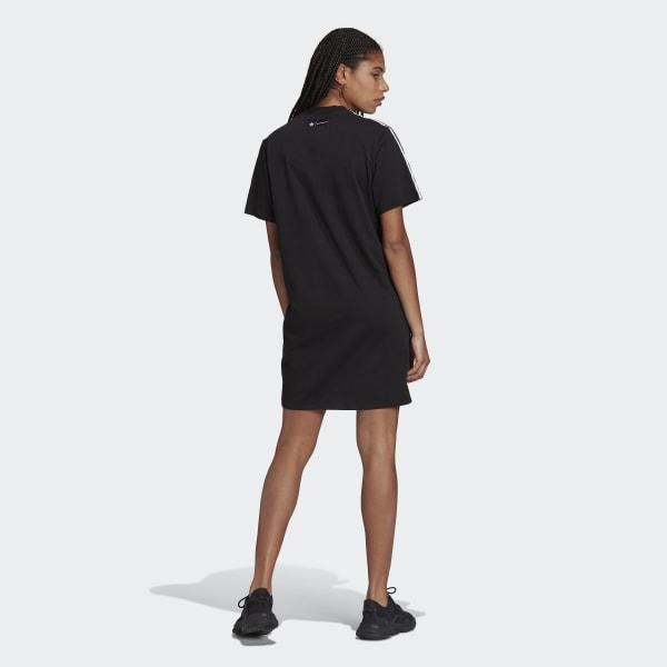 adidas Marimekko Trefoil Print Infill Tee Dress - Black | H20487 ...