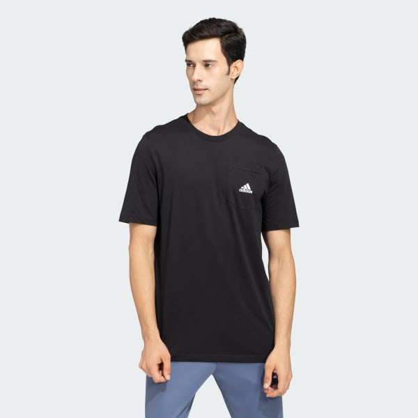 Black adidas Logo Tee