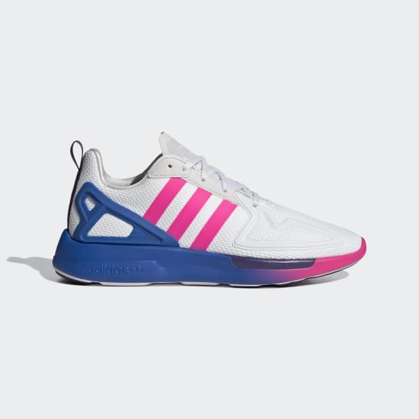 adidas zx flux blue and white