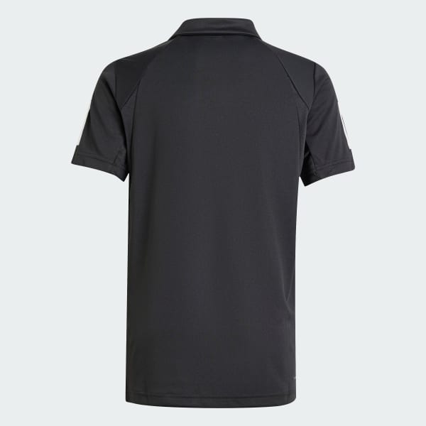 Siyah Club Tennis 3-Stripes Kids Polo Tişört