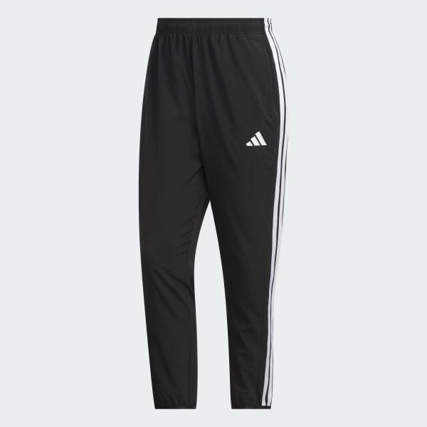 Black 3 STRIPES LOOSE FIT LIGHT WOVEN 트랙 팬츠