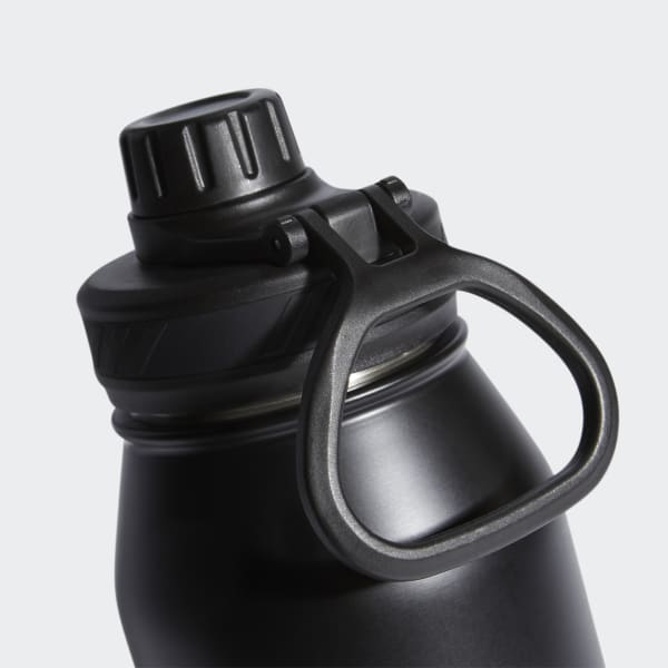 Black Steel Metal Bottle 1L