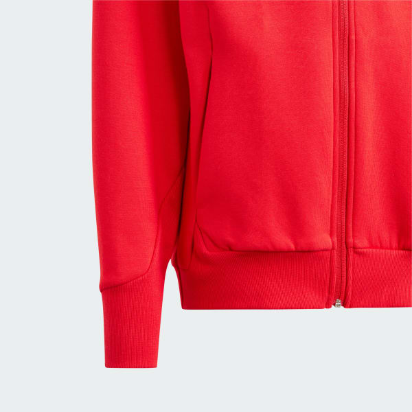 Rosso Hoodie adidas Z.N.E. Full-Zip Junior