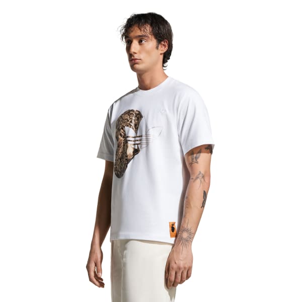 White Emre Yusufi T-shirt White & Gold