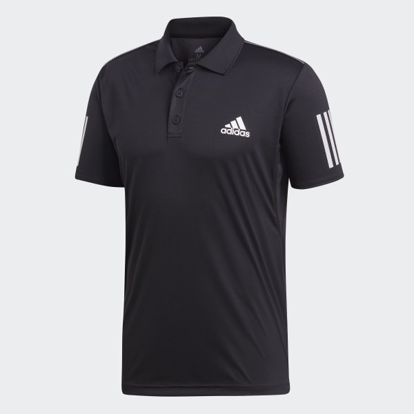 Polo 3 Tiras Club - Negro adidas | adidas Peru