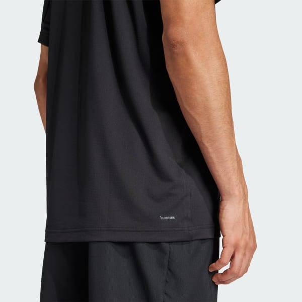 adidas Club Tennis Climacool Piqué Polo Shirt - Black | Free