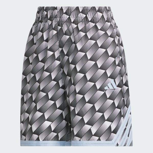 gris SHORT IMPRIMÉ INTÉGRAL ADIDAS CRAZY LITE KALEIDOSCOPE