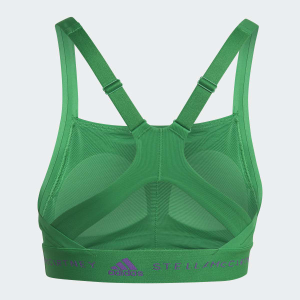 Gronn adidas by Stella McCartney TruePurpose Medium Support BH DL559