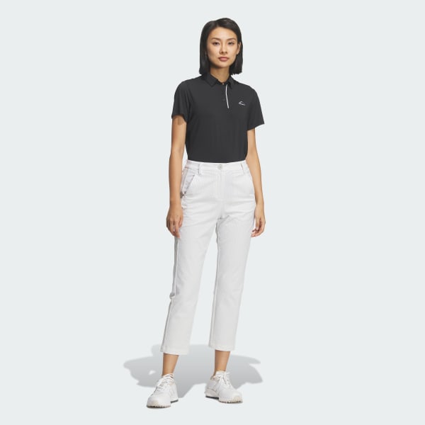 グレー シアサッカー パンツ