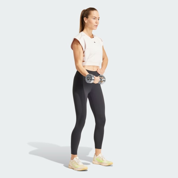 Pink Power AEROREADY Crop Sleeveless Tee